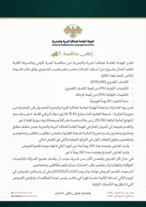 إعلان مناقصة صادرة عن الهيئة العامة للمنافذ البرية والبحرية لتنفيذ أعمال عزل أسقف الصالات في معبر نصيب الحدودي.jpg