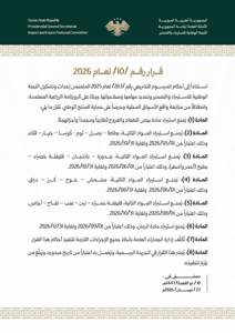 الهيئة العامة للمنافذ والجمارك- قرار رقم 10-27-4-2026.jpg
