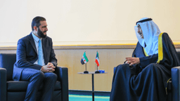 رئاسة الجمهورية العربية السورية- الشرع يلتقي ولي العهد في دولة الكويت سمو الشيخ صباح خالد الحمد الصباح 23-9-2025.jpg