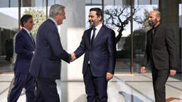 القائد أحمد الشرع ووزير الخارجية السيد أسعد الشيباني يستقبلان السيد فيليبو غراندي المفوض السامي للأمم المتحدة لشؤون اللاجئين 25-1-2025 (1).jpg