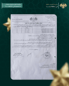 محافظة درعا إعلان مناقصة لتنفيذ مشاريع استكمال دار الحكومة في المحافظة.jpg
