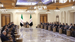 لقاء سيادة رئيس الجمهورية العربية السورية أحمد الشرع بوفدي هيئة التفاوض والائتلاف الوطني بقصر الشعب في العاصمة دمشق 11-2-2025 (5).jpg