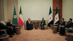 لقاء القائد أحمد الشرع ووزير الخارجية السيد أسعد الشيباني والأمين العام لمجلس التعاون الخليجي السيد جاسم البديوي، ومعالي وزير الخارجية الكويتي السيد عبدالله اليحيا 30-12-2024 (2).jpg