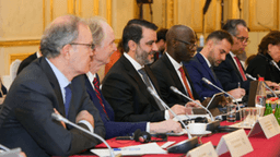 وزير الخارجية السيد أسعد الشيباني يشارك في اجتماع لتجديد التنسيق بين الجهات المانحة الدولية 13-2-2025 (2).jpg