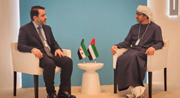وزير الخارجية والمغتربين السيد أسعد الشيباني يلتقي سمو الشيخ عبد الله بن زايد آل نهيان وزير الخارجية الإماراتي 11-2-2025 (1).jpg