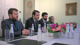 لقاء وفد الخارجية السوريةمع السيد هانز جورج إنجيلكي نائب وزير الدولة في وزارة الداخلية الاتحادية الألمانية على هامش مؤتمر ميونخ للأمن14-2-2025 (3).jpg