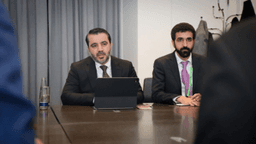وفد الخارجية السورية برئاسة وزير الخارجية السيد أسعد الشيباني يجتمع مع السيد فولكر تورك المفوض السامي للأمم المتحدة لحقوق الإنسان على هامش مؤتمر ميونخ للأمن  14-2-2025 (3).jpg