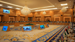 مشاركة وزير الخارجية والمغتربين السيد أسعد حسن الشيباني في الاجتماع الوزاري الطارئ لمنظمة التعاون الإسلامي في مدينة جدة 25-8-2025-1.jpg