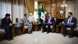 استقبال وزير الخارجية والمغتربين السيد أسعد حسن الشيباني في العاصمة دمشق وفدًا هنديًا 28-7-2025-1.jpg