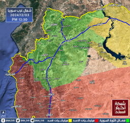 شمال غرب سوريا - شبكة أخبار المعارك 3-12-2024.jpeg