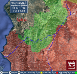 شمال غرب سوريا - منطقة إدلب وما حولها - شبكة أخبار المعارك 28-11-2024.jpeg