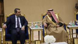 معالي نائب وزير خارجية المملكة العربية السعودية المهندس وليد بن عبد الكريم الخريجي يستقبل معالي وزير الخارجية السيد أسعد الشيباني والوفد المرافق له 2-1-2025 (2).jpg