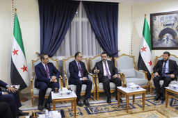 معالي وزير الخارجية السيد أسعد الشيباني يزور السفارة السورية في دولة قطر 6-1-2025 (2).jpg