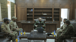 وزارة الدفاع تواصل عقد اجتماعاتها التنظيمية مع القيادات العسكرية لمتابعة عملية انخراط الفصائل العسكرية ضمن وزارة الدفاع. 15-1-2025 (4).jpg